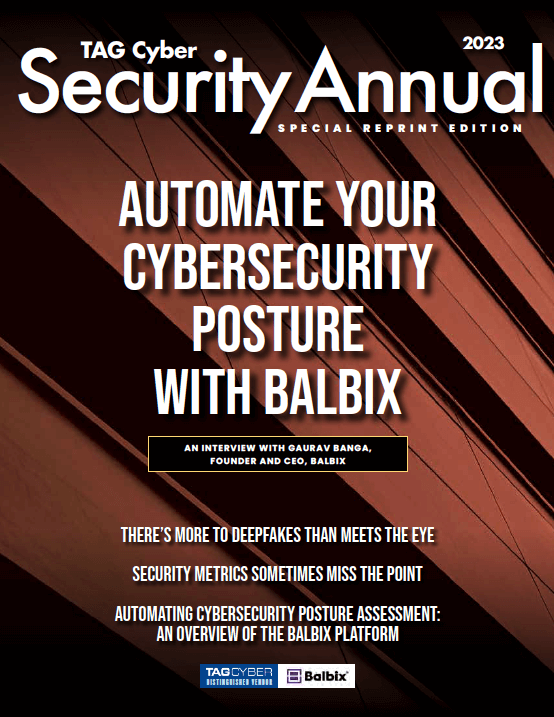 Balbix honoured with 2023 ‘Distinguished Vendor’ award from TAG Cyber