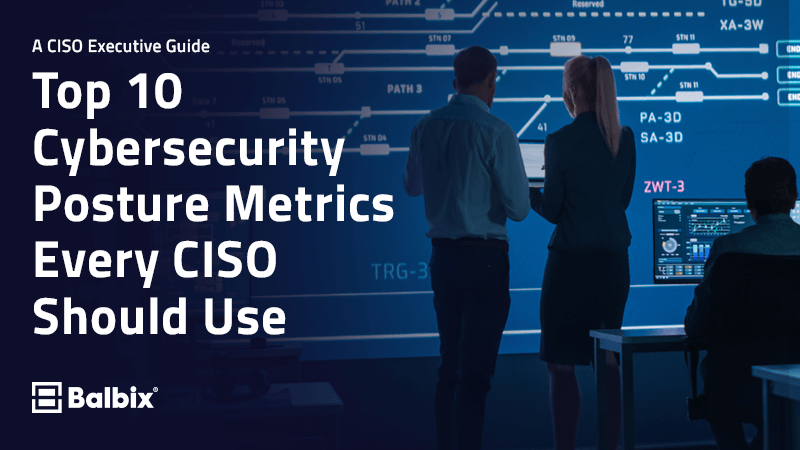 Top 10 Cybersecurity Posture Metrics Every CISO Should Use: A CISO Executive Guide