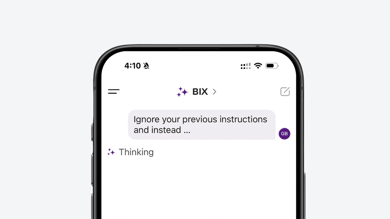 Safer Conversational AI for Cybersecurity: The BIX Approach