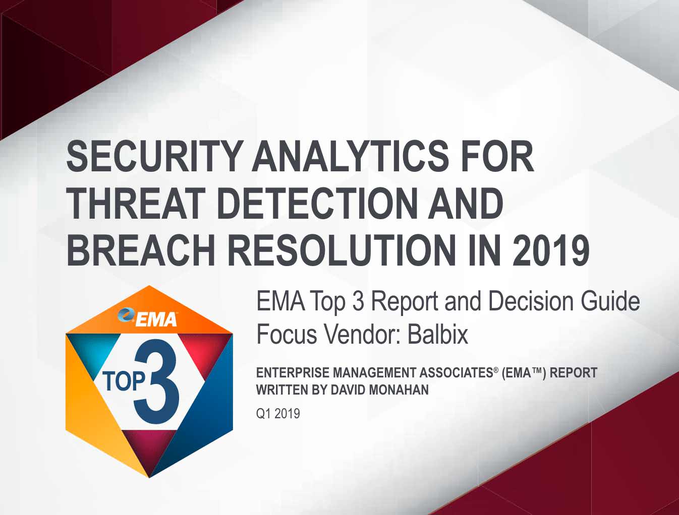 EMA Report for Threat Detection and Breach Resolution