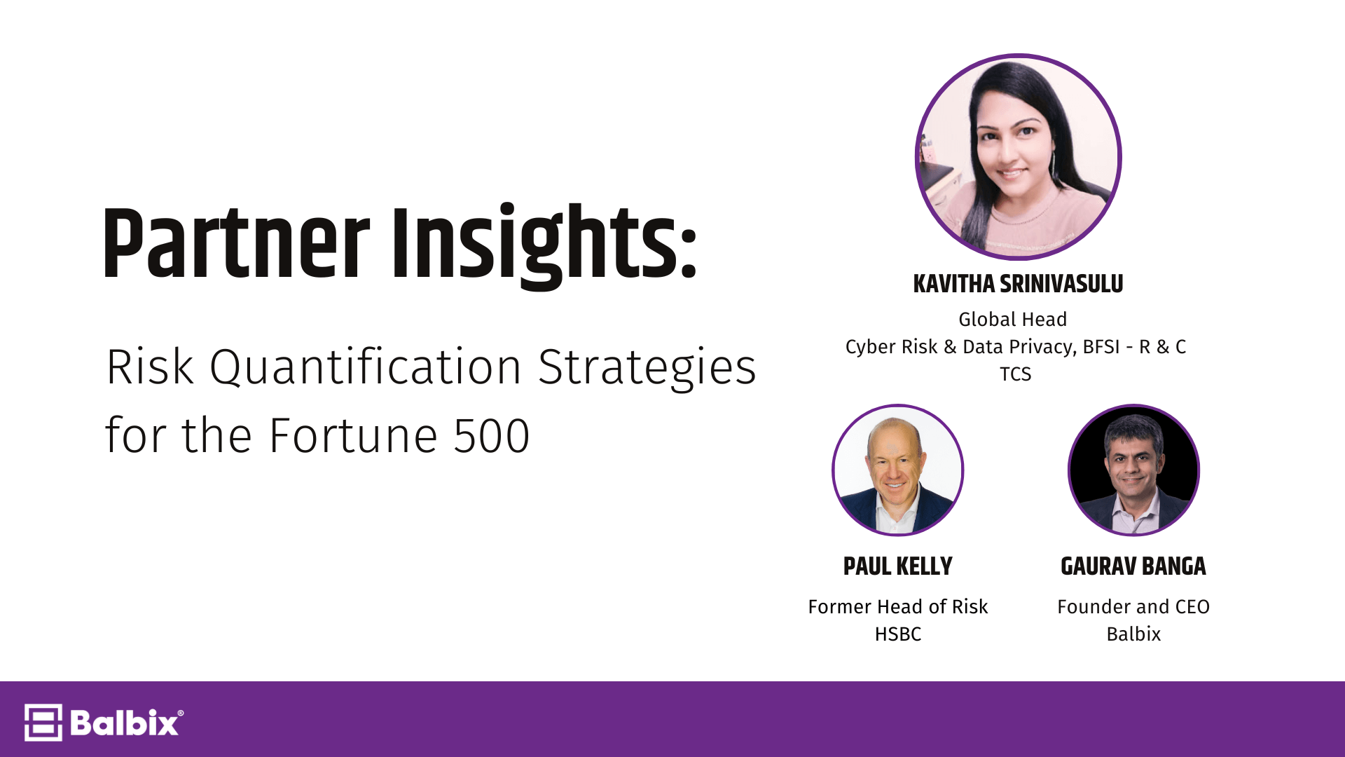 Insights from TCS Risk Quantification Strategy for the Fortune 500