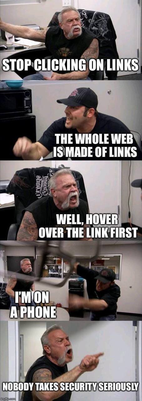 Stop clicking of links