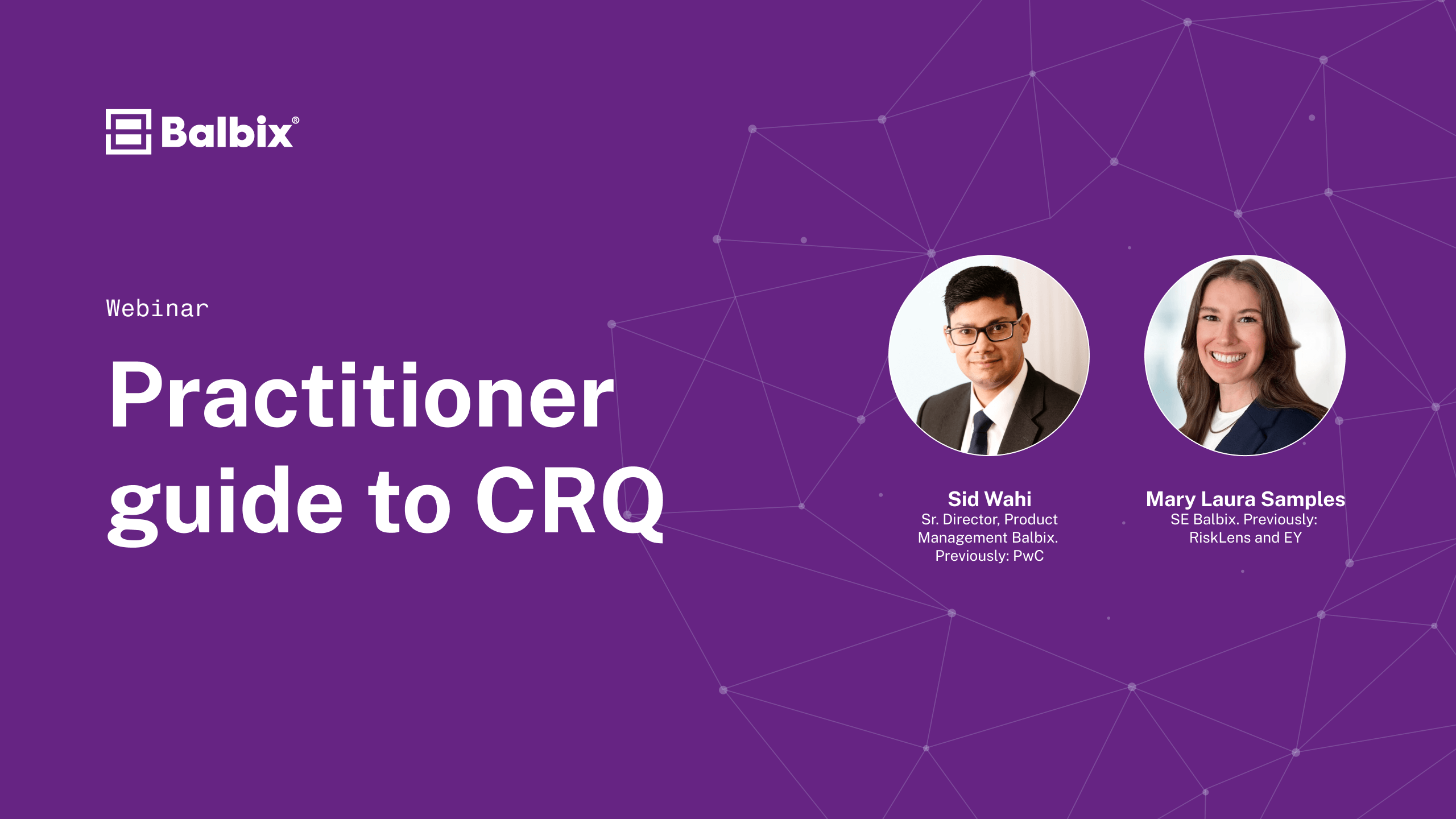 Practitioner guide to CRQ