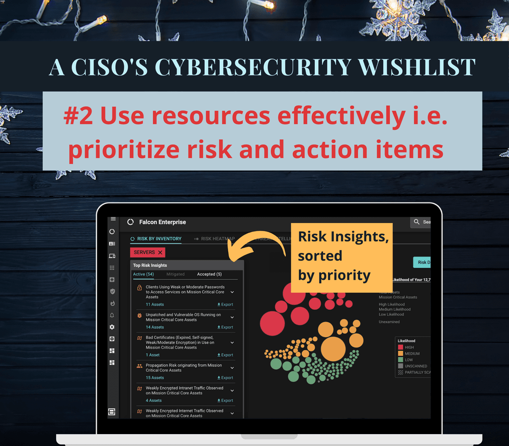 CISOs Wishlist #2 - Effectively Prioritize Risk and Action Items